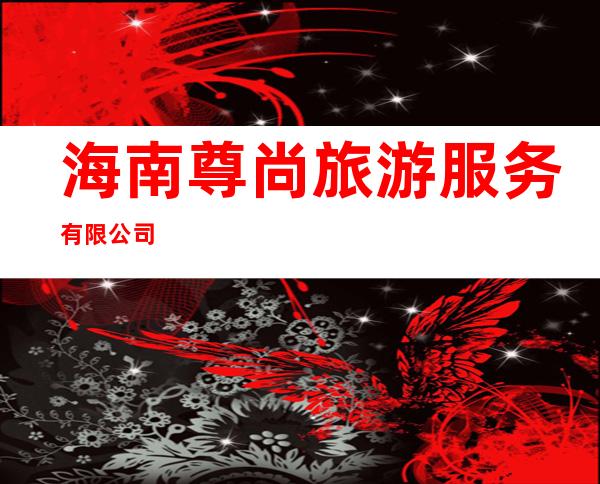 海南尊尚旅游服务有限公司